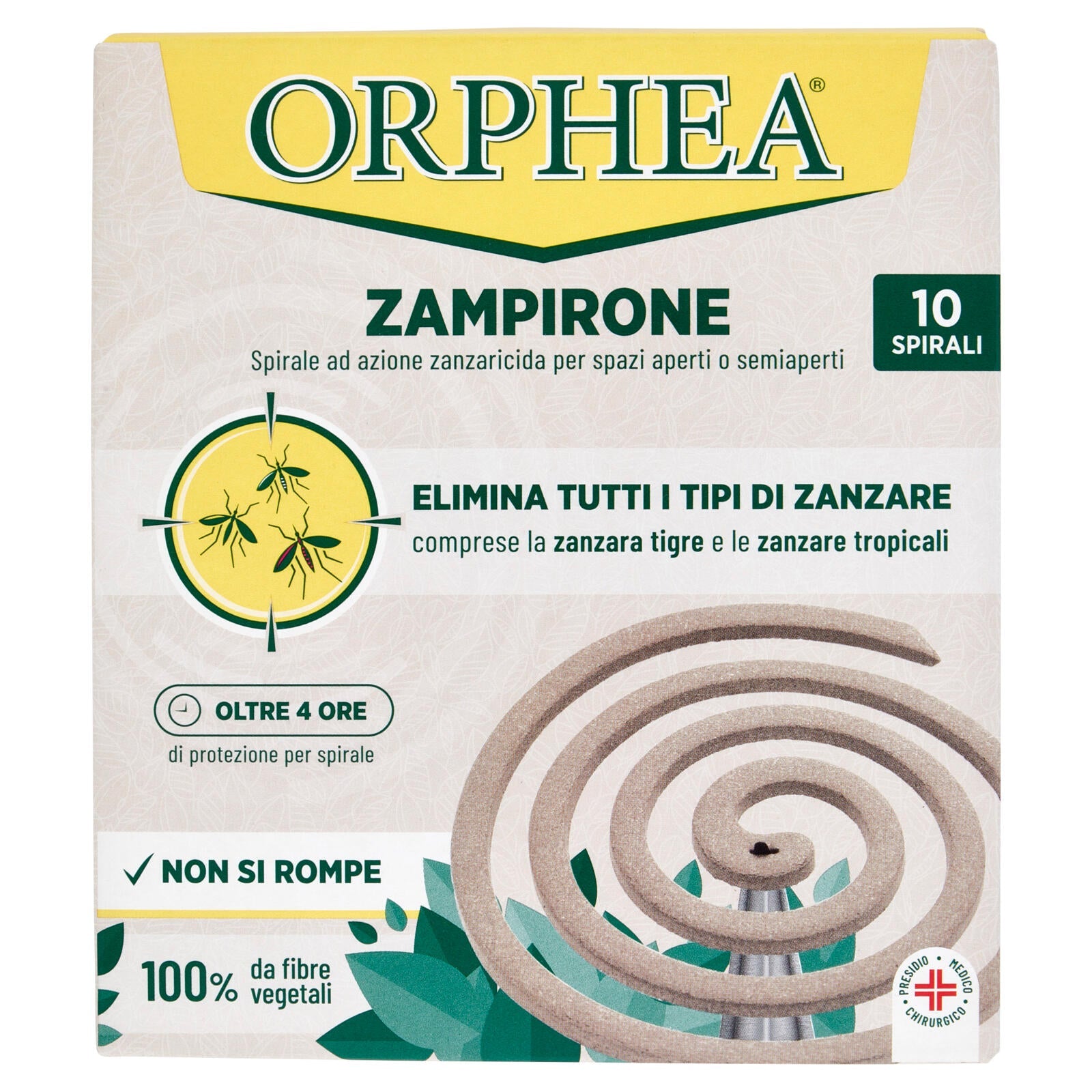 DETERMONDO 40 Zampironi Al Geraneo Per Esterno E Interno – Spirali Antizanzare Con Supporto Metallico, 6 Ore Di Protezione, Presidio Medico