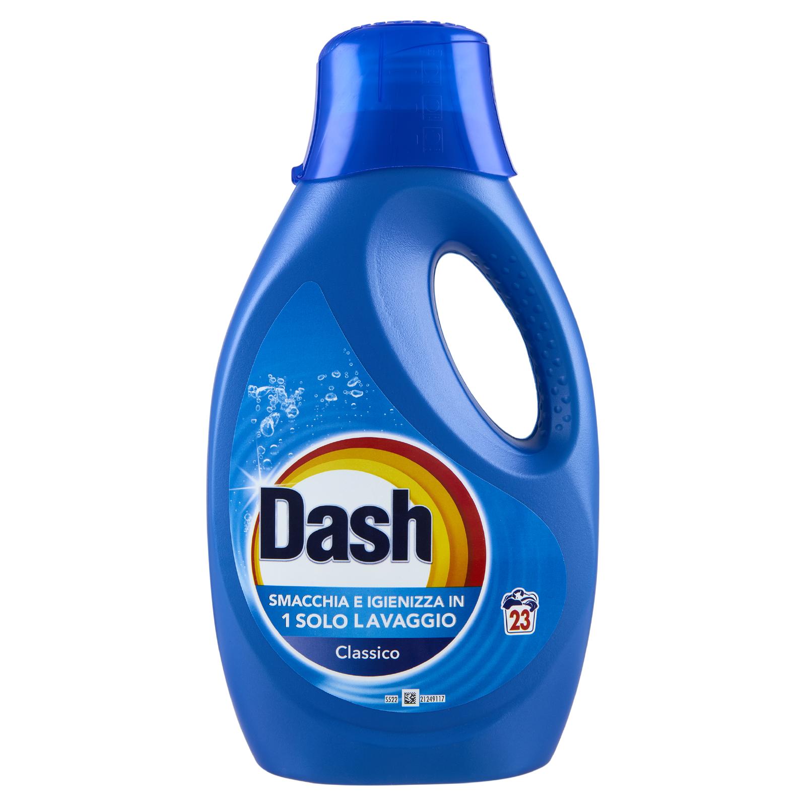 Dash Detersivo Liquido Lavatrice, Classico, 23 Lavaggi 1035 ml  Bernava.net