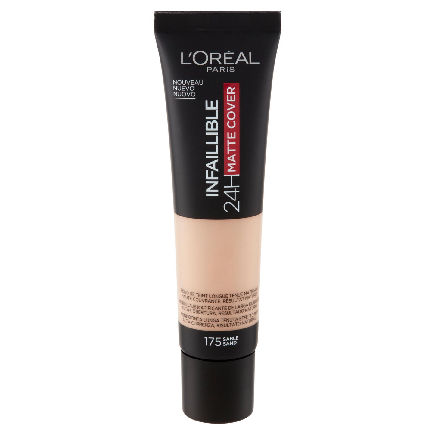 L'Oréal Paris Infaillible 24h Mat Cover Fondotinta Coprente Finish Matte Lunga Durata 175 Sable (25531898)