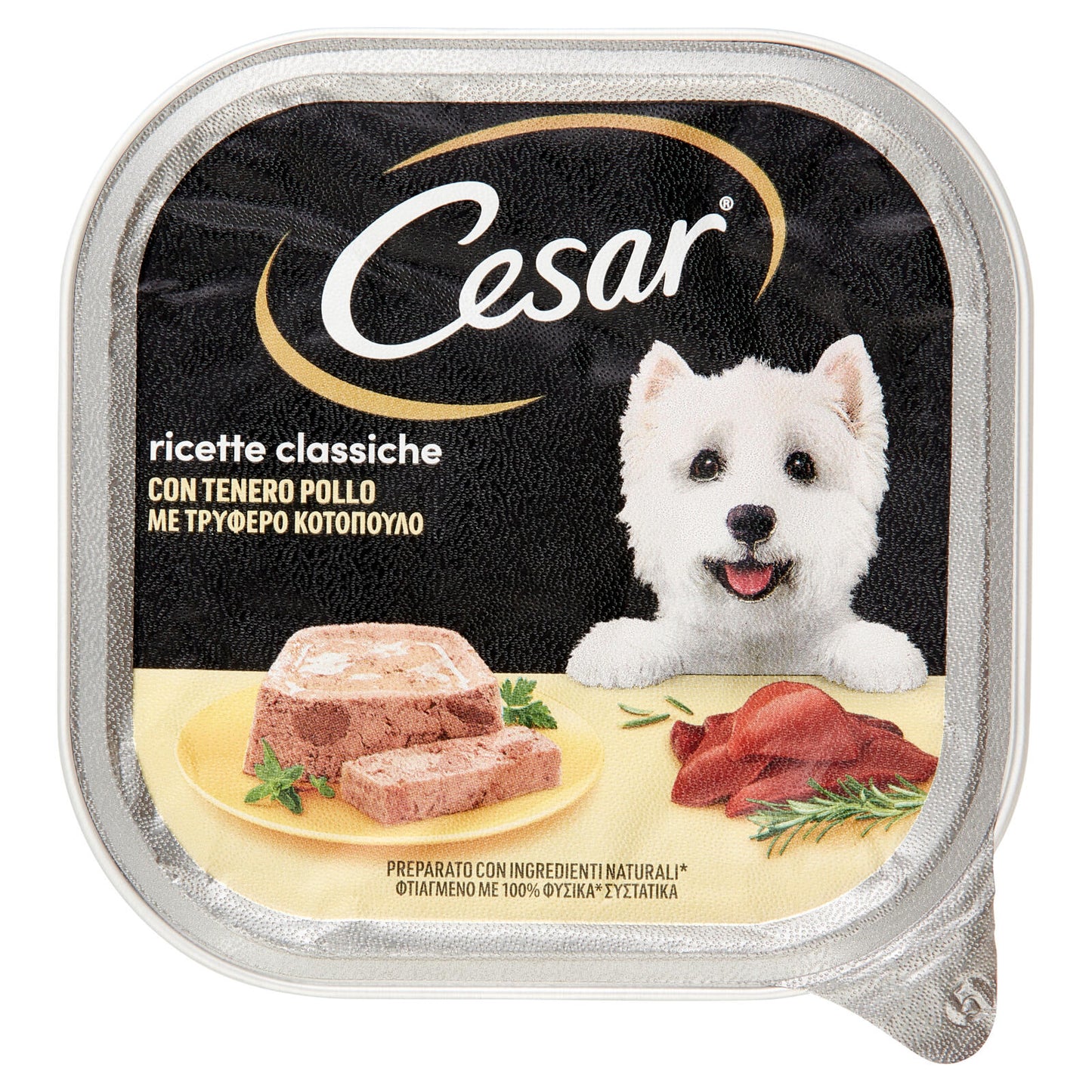 Cesar Ricette Classiche Cibo Umido Cane con Tenero Pollo 300 g (25522087)
