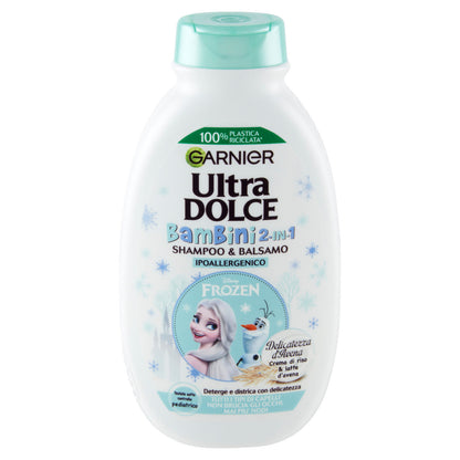 Garnier Shampoo 2in1 Ultra Dolce Delicatezza d'Avena 2in1 Kids, Per Capelli e Cute Delicati, 250 ml