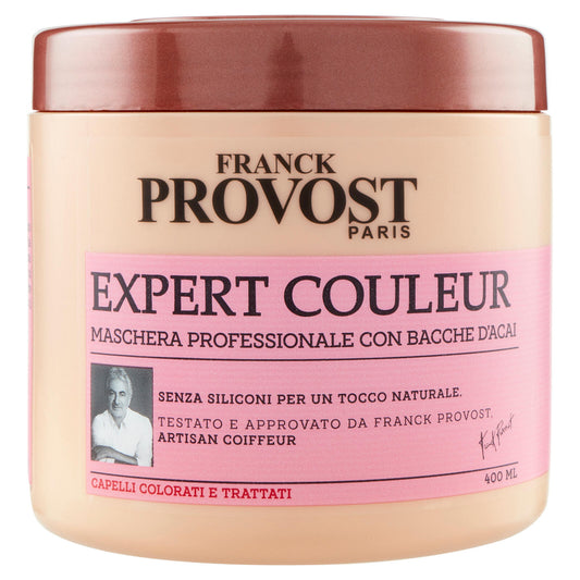 Franck Provost Maschera Professionale Expert Couleur per capelli colorati e trattati, 400 ml