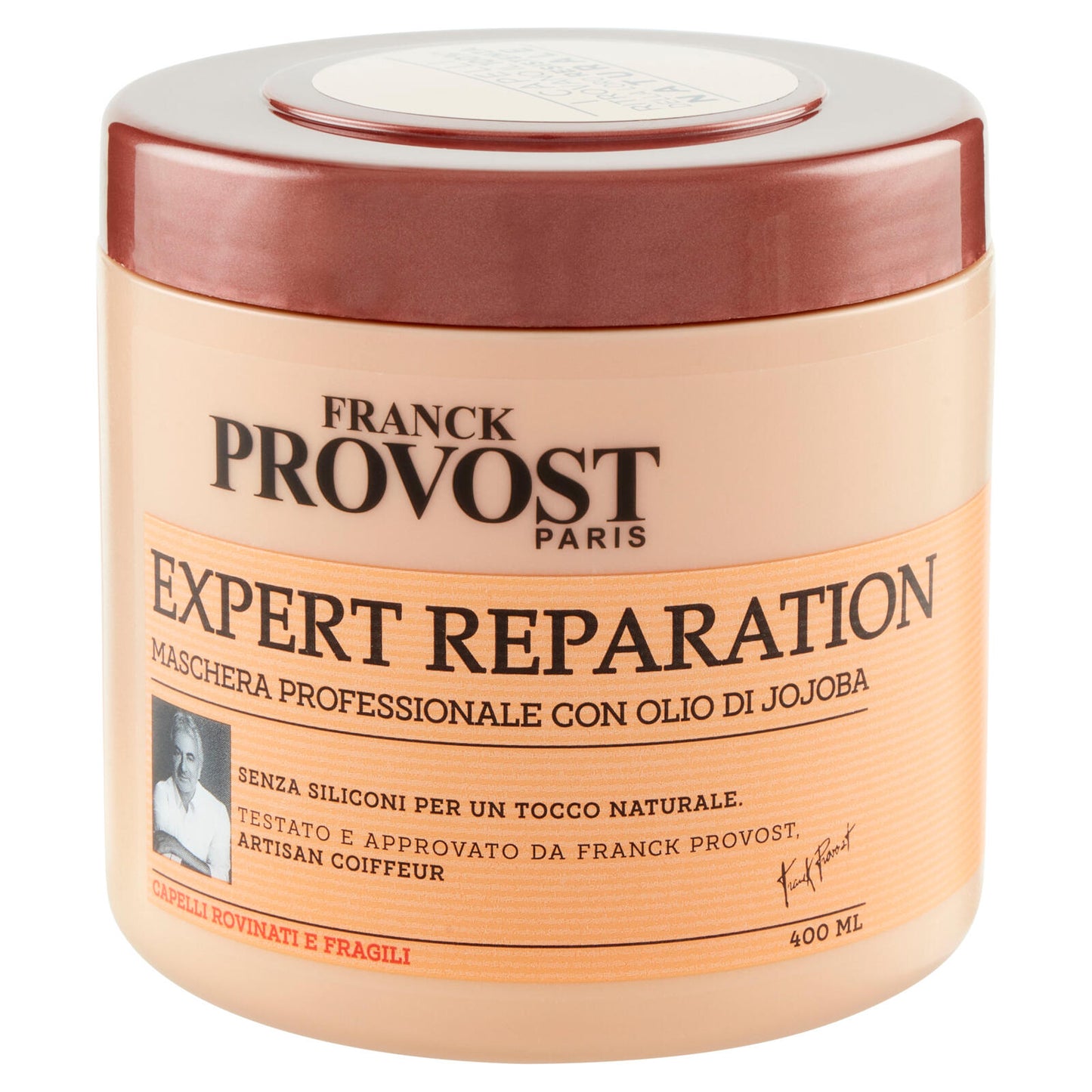 Franck Provost Maschera Professionale Expert Reparation per capelli rinforzati e riparati, 400 ml (25529834)