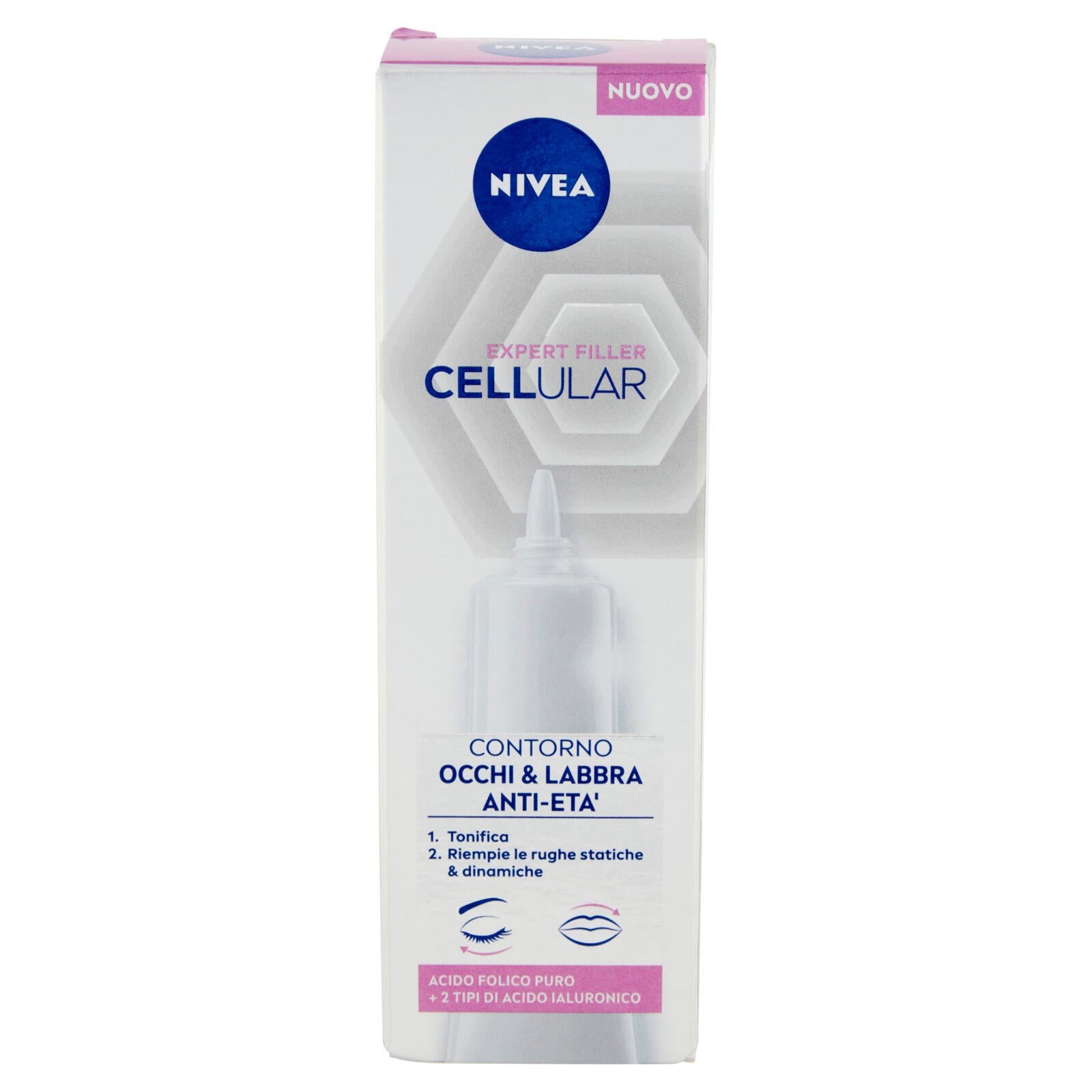 Nivea Cellular Expert Filler Contorno Occhi & Labbra Anti-Età 15 ml