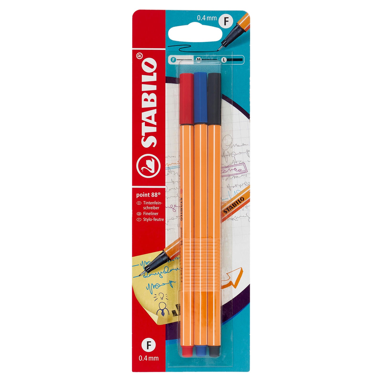 STABILO point 88, estuche con 10 rotuladores STABILO point 88, estuche con 10 rotuladores