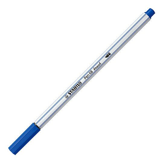 Pennarello Premium con punta a pennello - STABILO Pen 68 brush - Blu Oltremare (25575924)