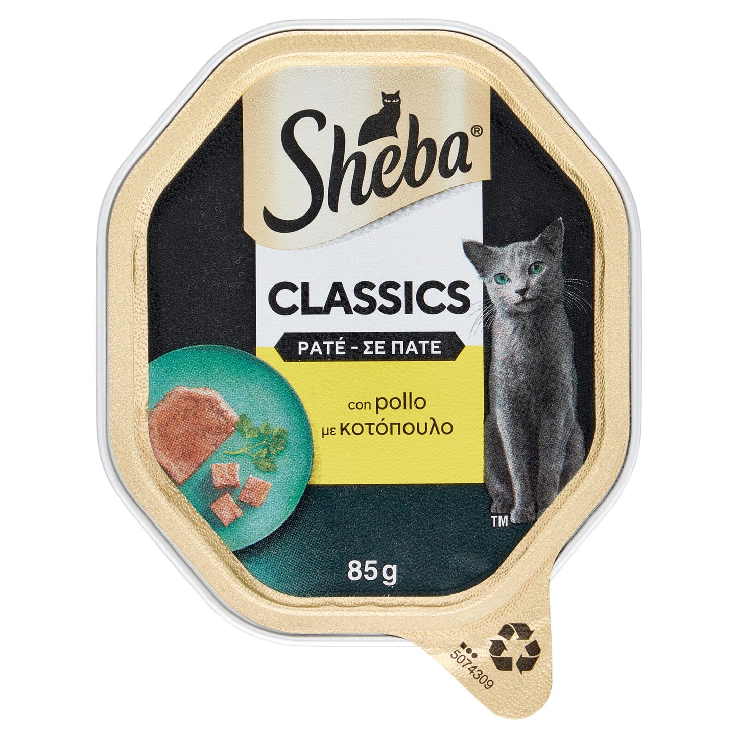 Sheba Paté Classics Cibo Umido Gatto con Pollo 85 g (25603378)
