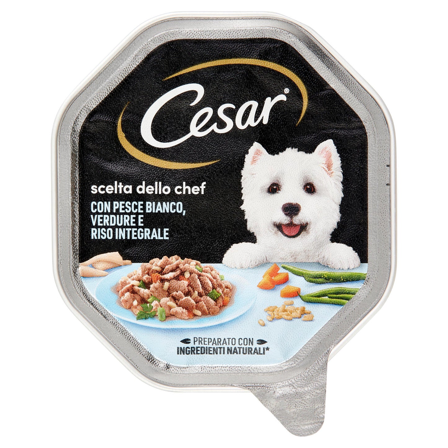 Cesar scelta dello chef con Pesce Bianco, Verdure e Riso Integrale 150 g (25522093)
