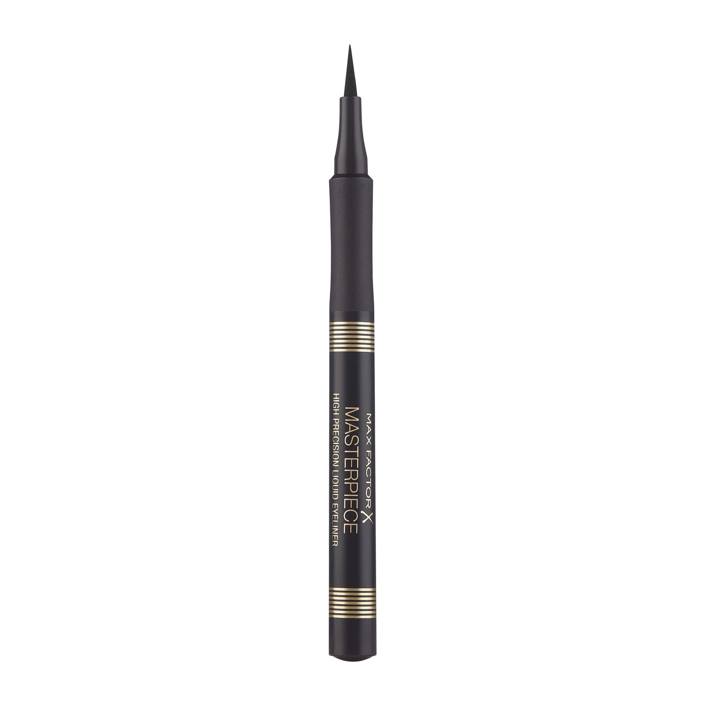Max Factor - Eyeliner Penna Masterpiece High Precision - Punta a Spatola per Tratto Spesso e Sottile - 01 Black - 1 g