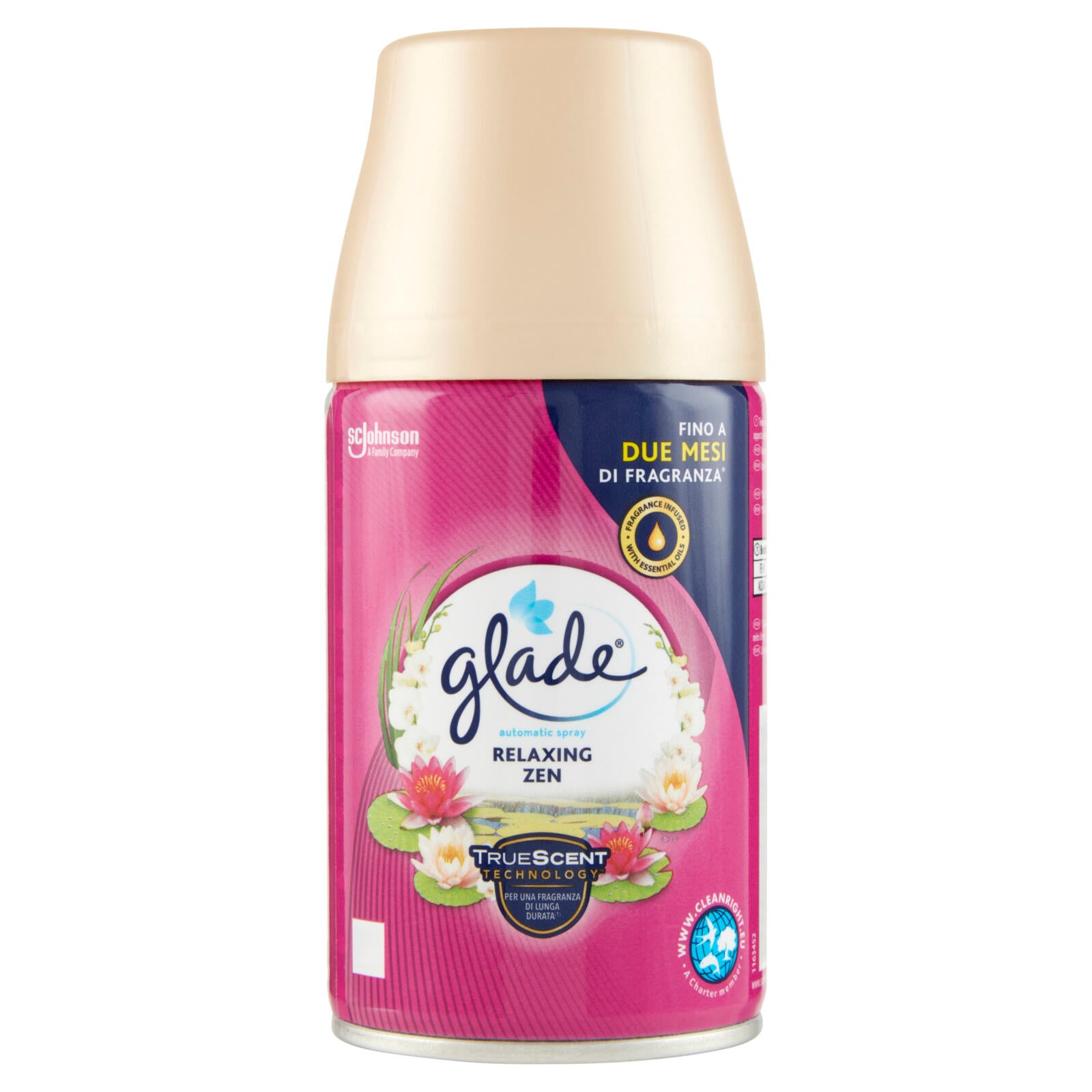 Glade Automatic Spray Ricarica, Profumatore per Ambienti, Fragranza  Relaxing Zen 269ml ->