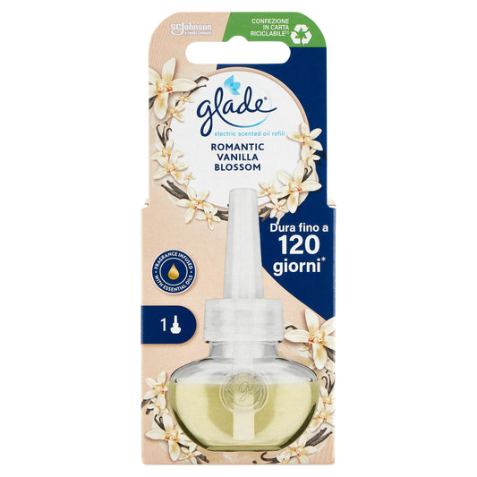 Glade® Liquido Elettrico Ricarica, Profumatore per ambienti, Fragranza Vanilla 20ml