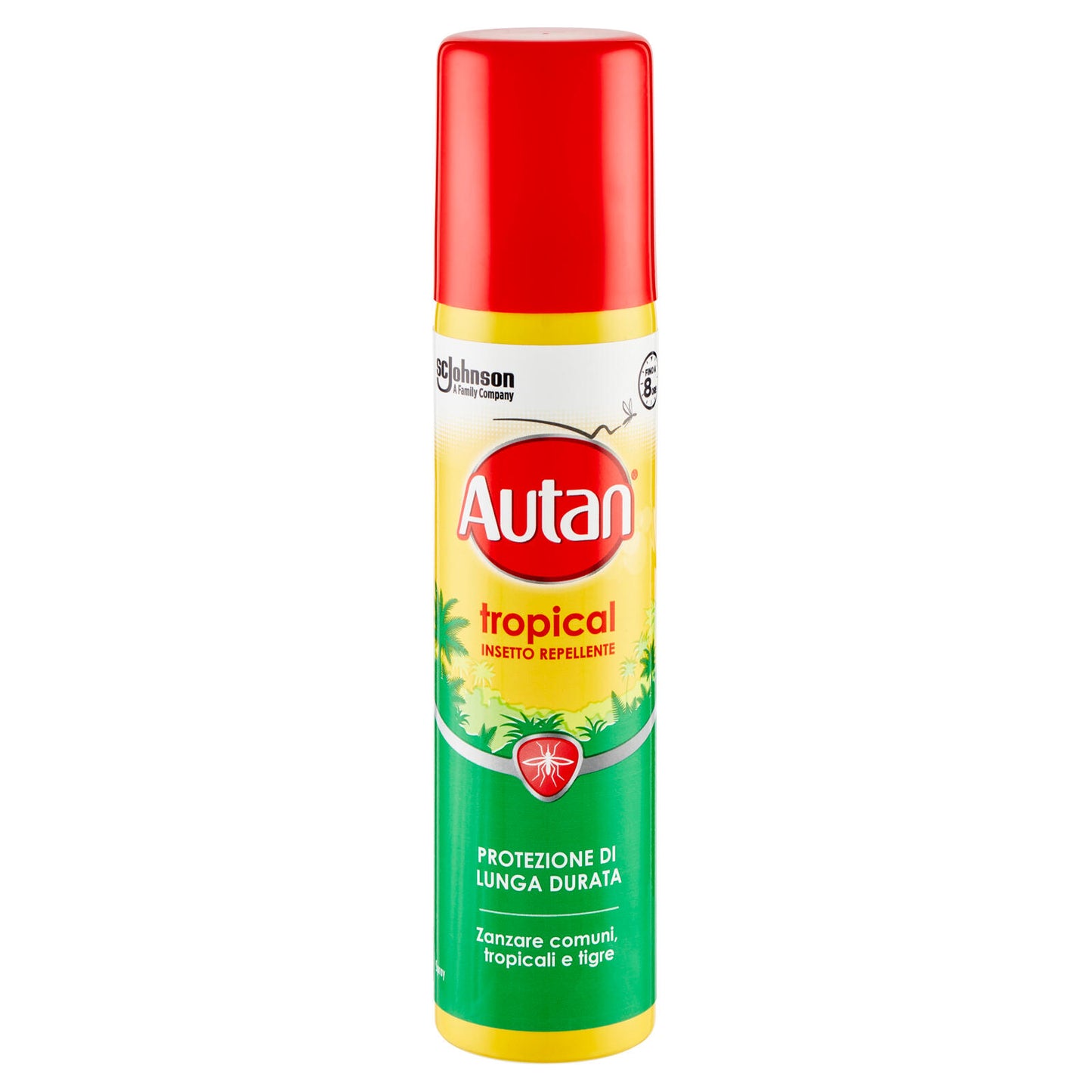 Autan Tropical Spray Insetto Repellente e Antizanzare Tigre, Comuni e Tropicali, 100ml