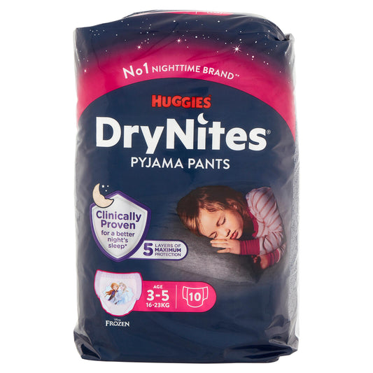 Huggies DryNites Pyjama Pants Age 3-5 16-23 Kg 10 pz