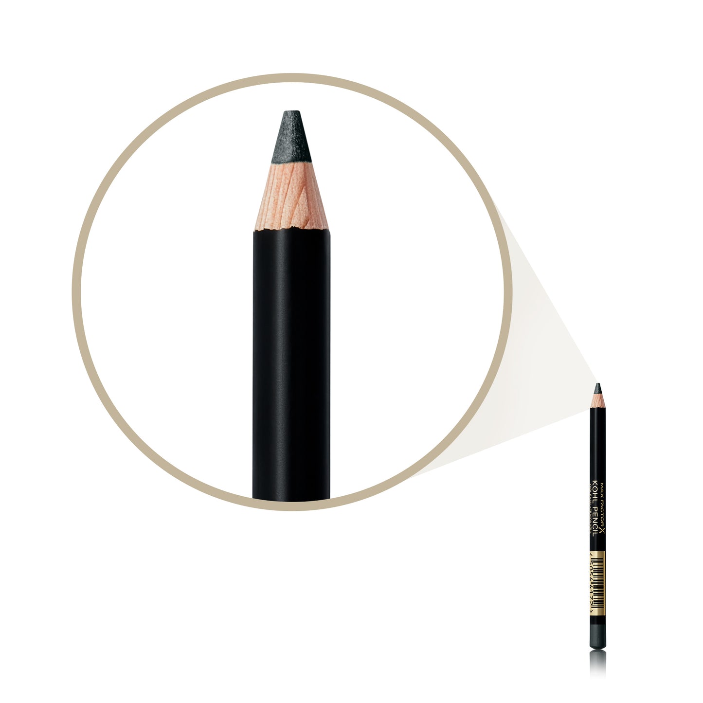 Max Factor - Matita Occhi Kohl Eyeliner Pencil - Kajal con Texture Ultra Morbida - 050 Charcoal Grey - 1,2 g