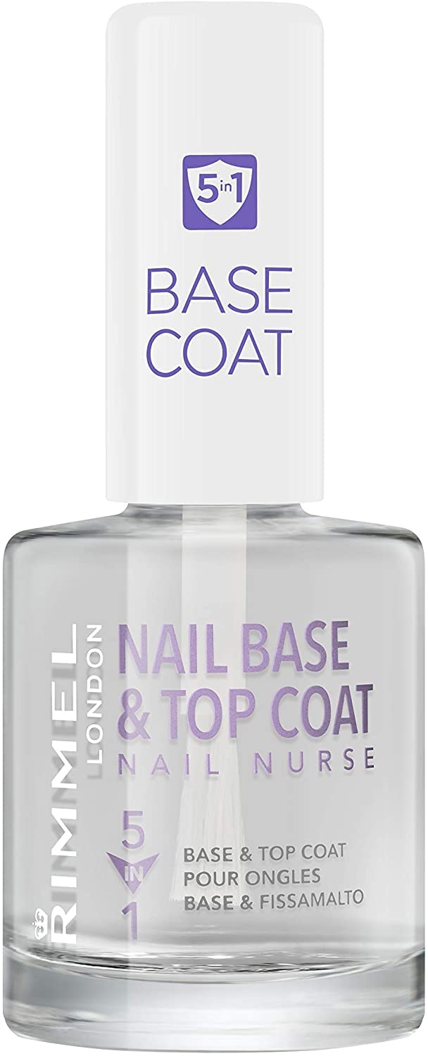 Smalto Rimmel London - Nail Base e Top Coat - Trasparente 5 in 1 (25605612)