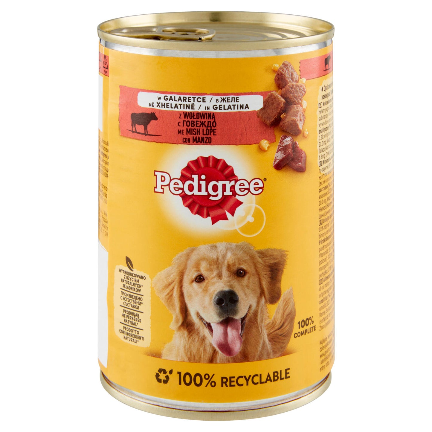 Pedigree Cibo Umido Cane con Manzo in Gelatina 400 g (25569570)