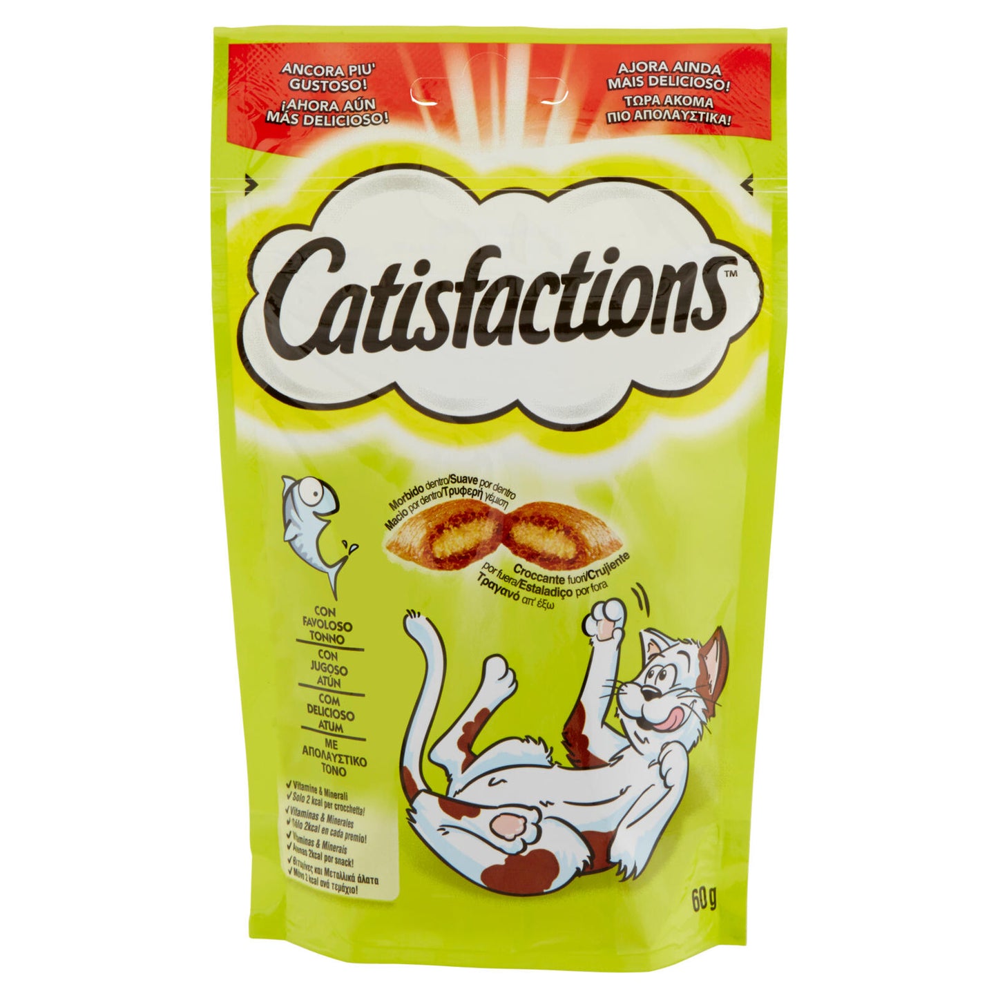 Catisfactions Snack Gatto con Favoloso Tonno 60 g (25521546)