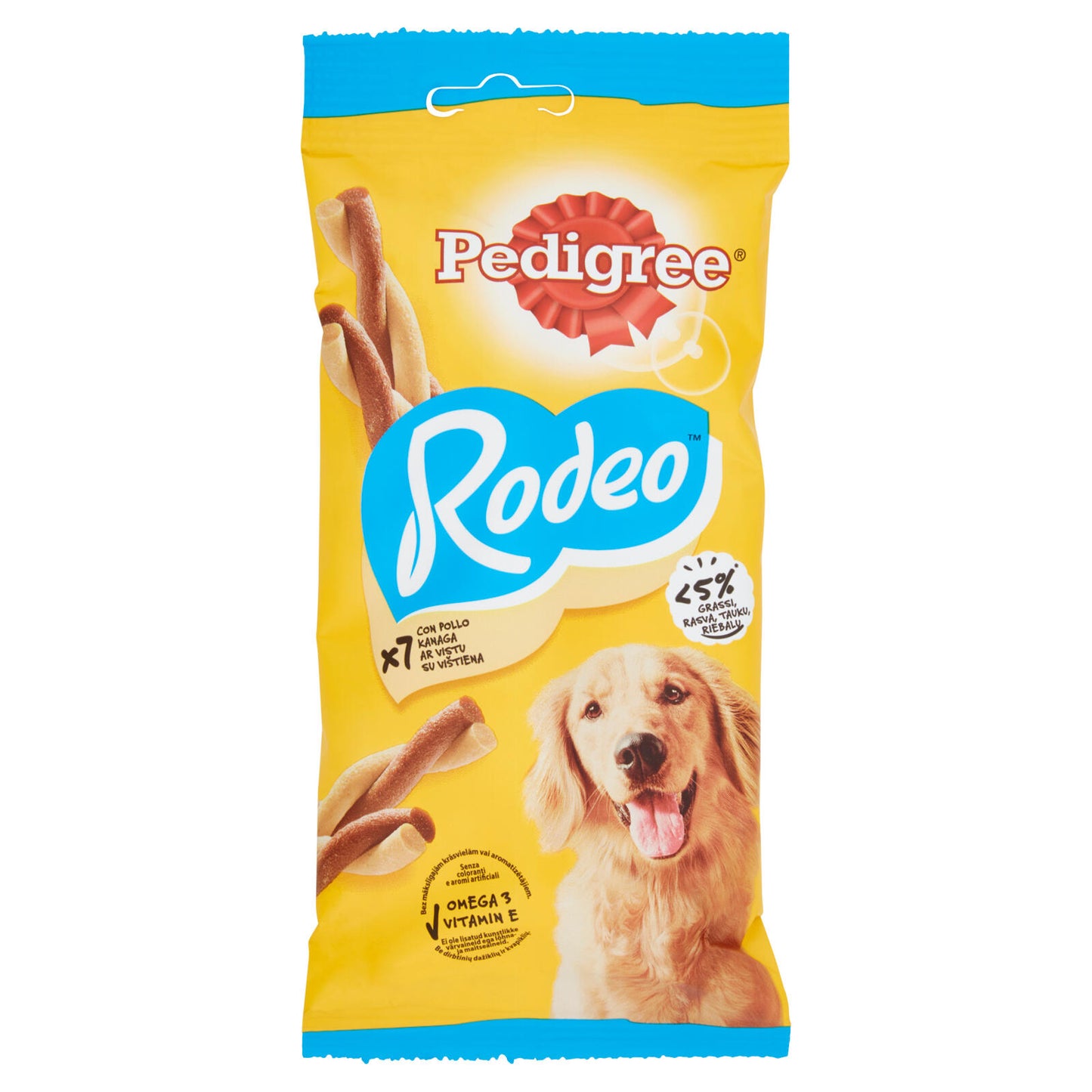 Pedigree Rodeo x7 con Pollo 123 g (25569819)