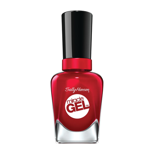 Sally Hansen - Smalto Unghie Miracle Gel - Smalto Gel Senza Lampada UV - Effetto Manicure Professionale - 680 Rhapsody Red - 14,7 ml