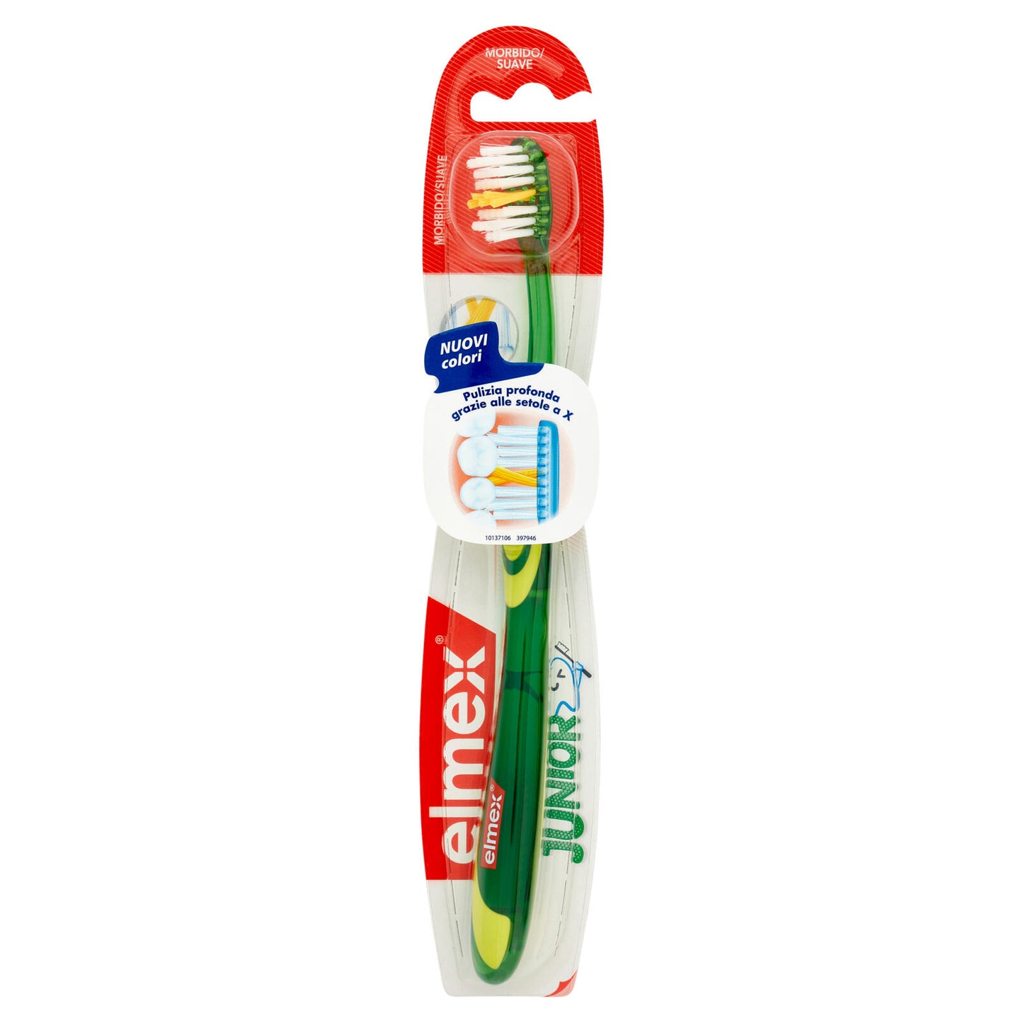 elmex spazzolino Junior, bimbi, bambini, 6-12 anni, morbido (25526201)