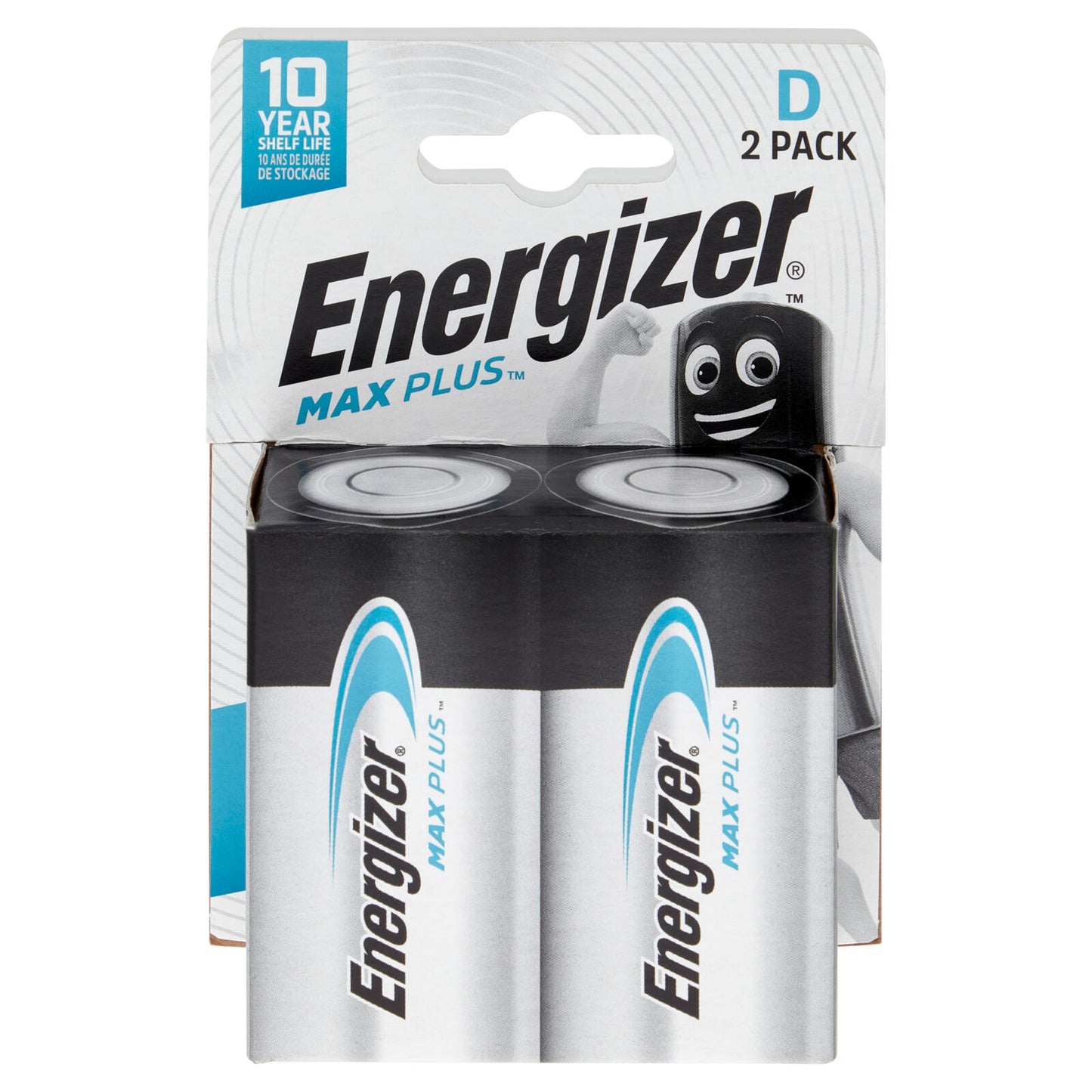 Energizer Max Plus Alkaline D 2 pz