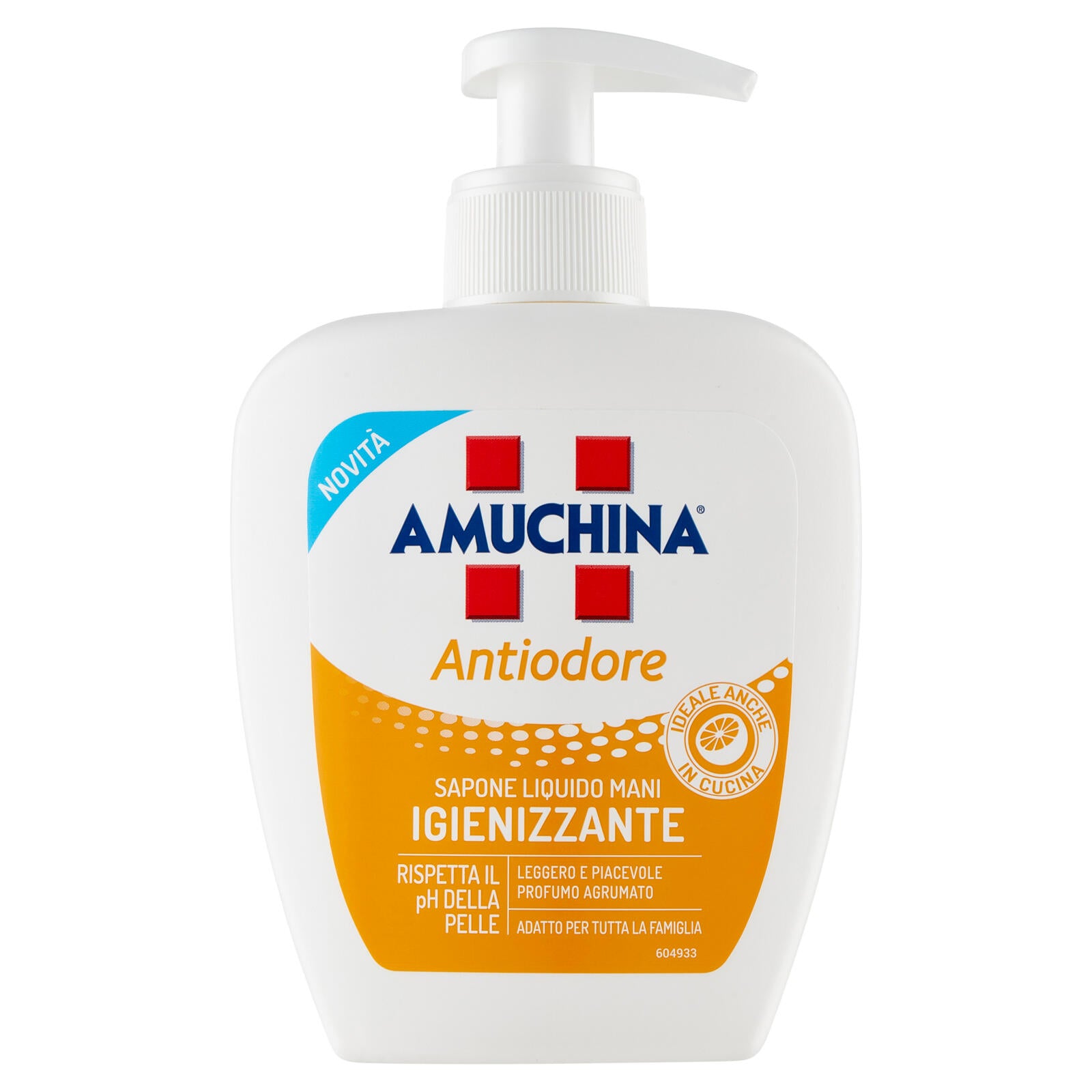 Amuchina Antiodore Sapone Liquido Mani Igienizzante 250 ml ->