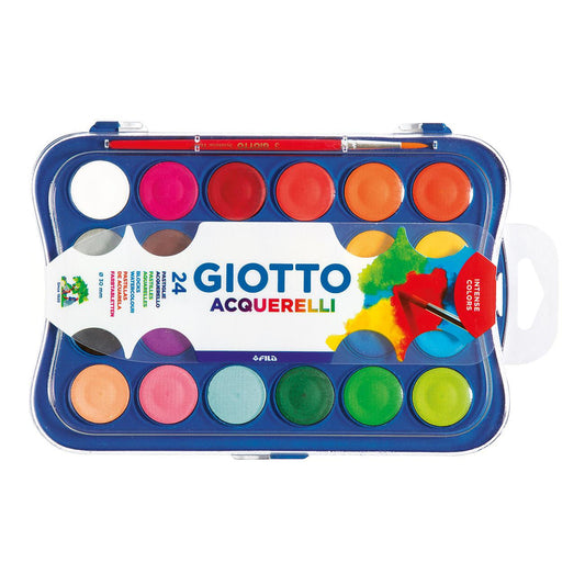Acquarelli Giotto 24 colori + pennello
