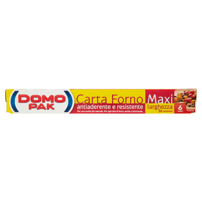 Domopak Carta Forno Maxi larghezza 36 centimetri 6 metri