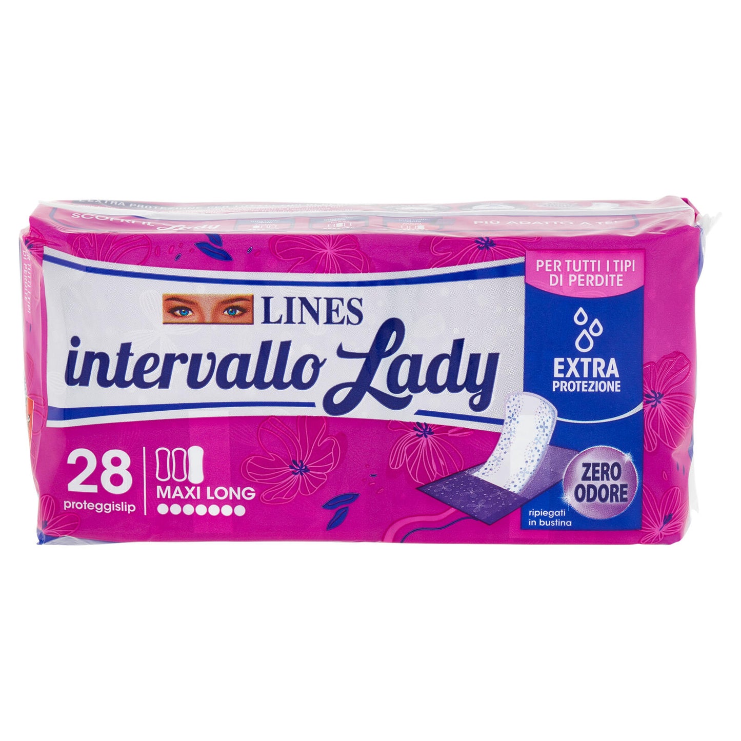 Lines intervallo Lady proteggislip Maxi Long Ripiegato 28 pz (25533780)