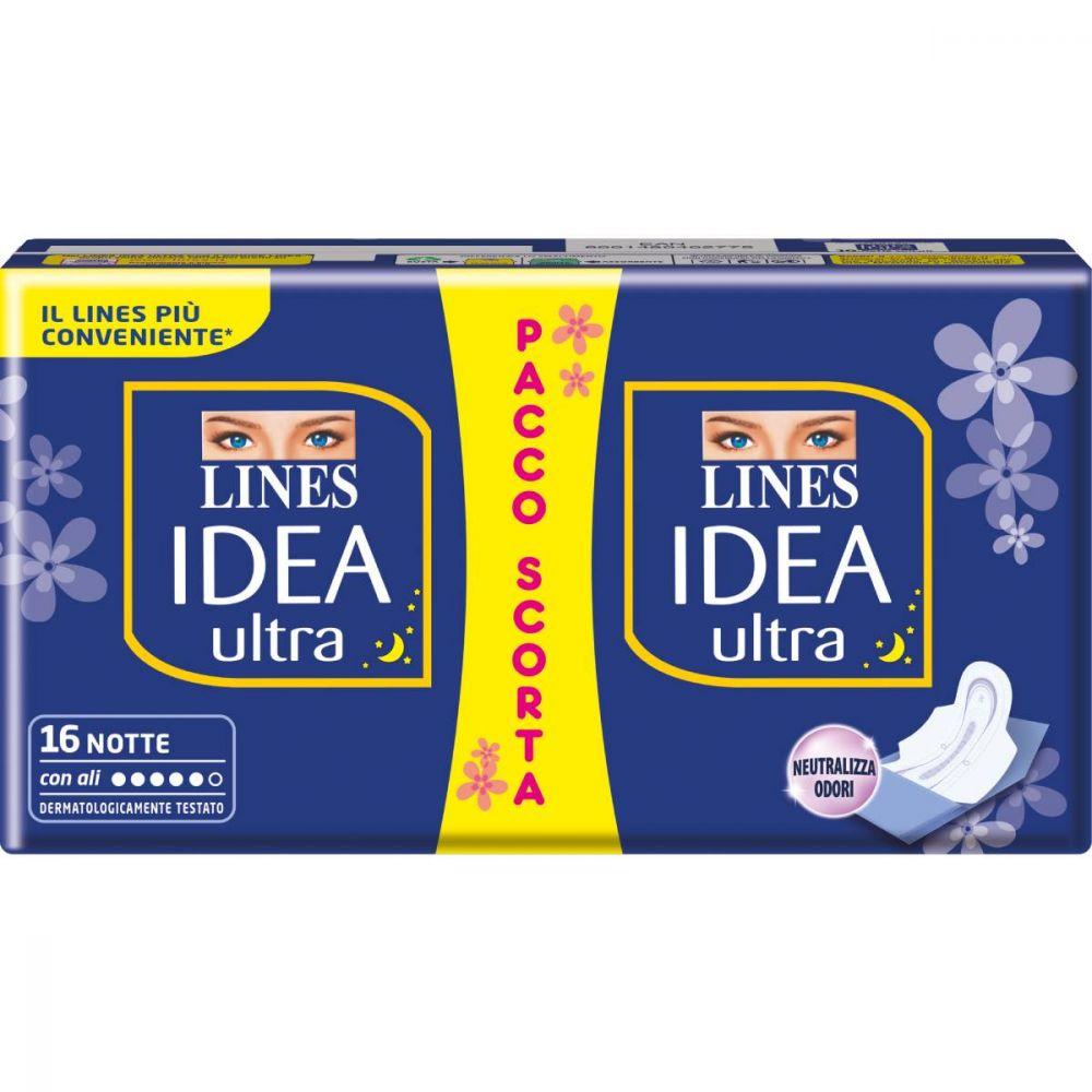 Lines Idea ultra notte con ali 16 pz (25533766)