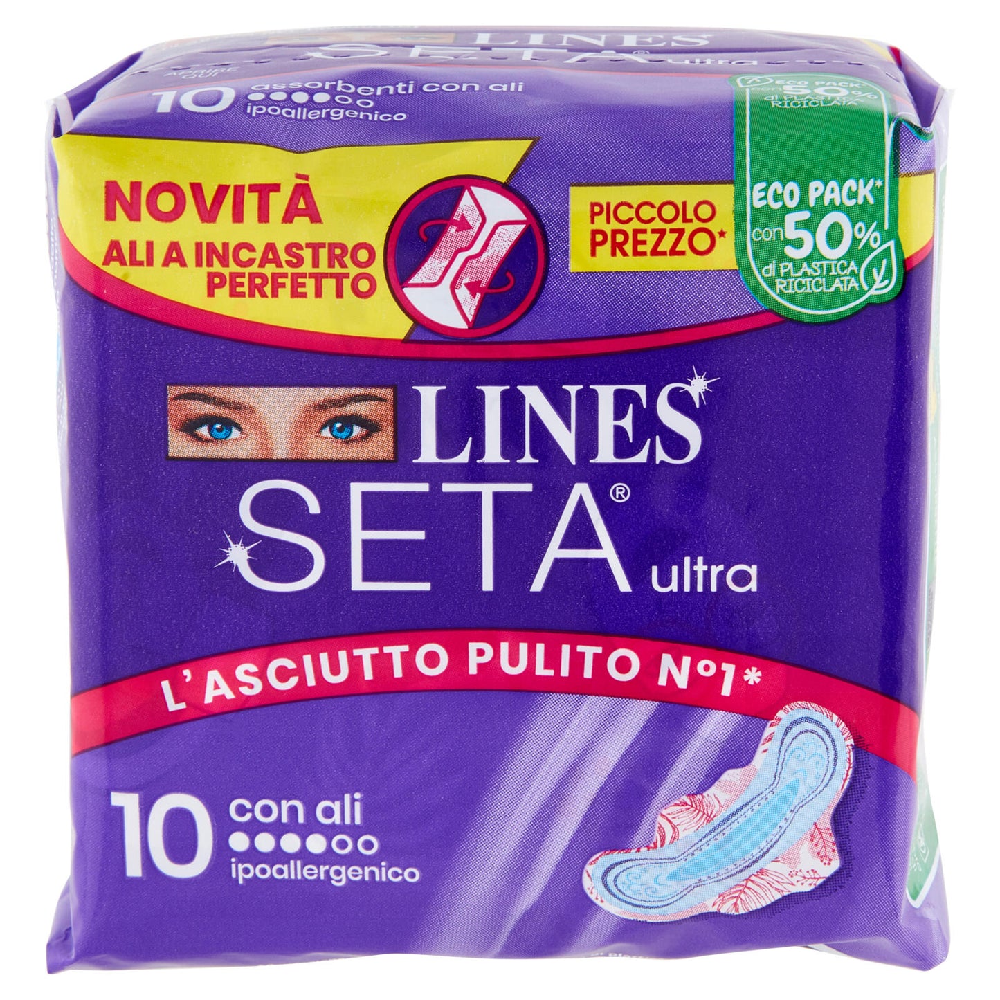 Lines Seta ultra con ali 10 pz (25533794)