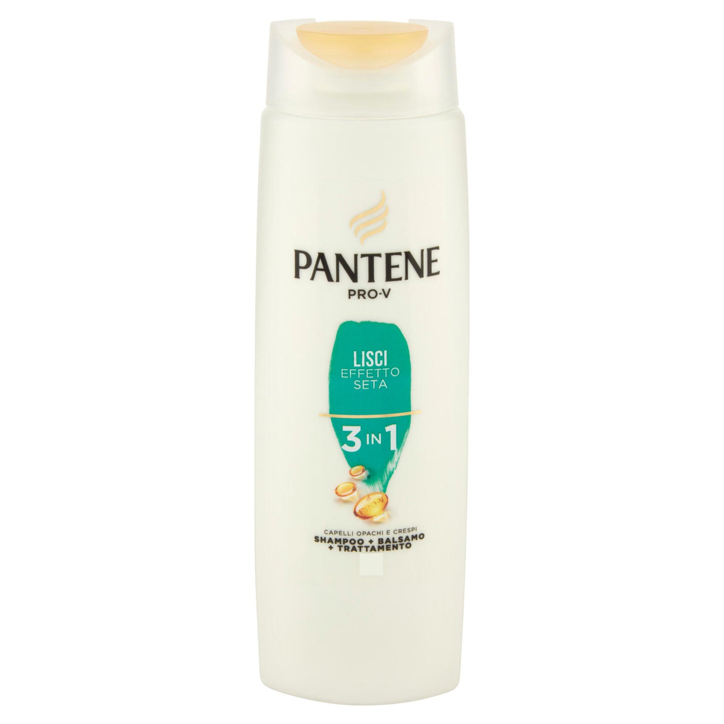 Pantene Shampoo+Balsamo+Trattamento 3in1 Lisci Effetto Seta 225 ml