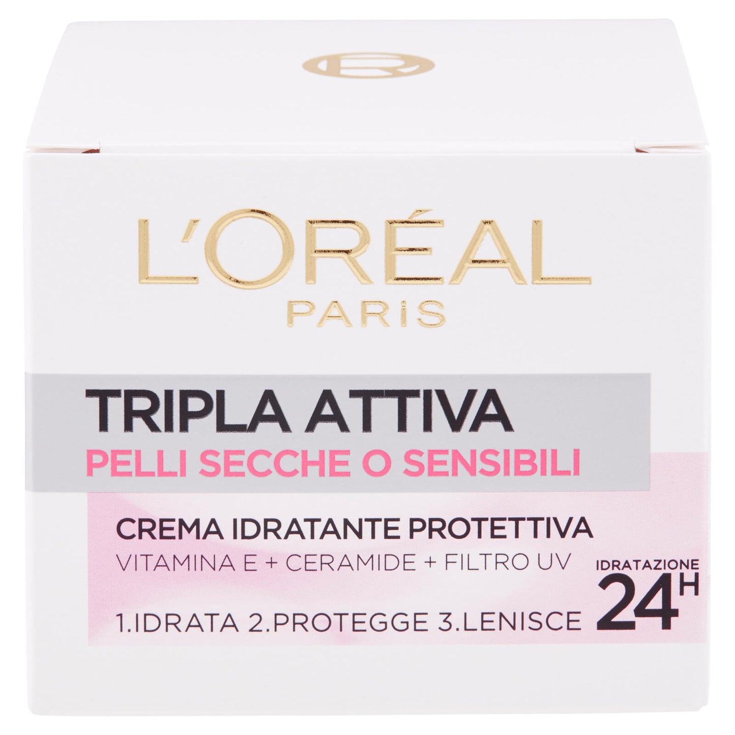 L'Oréal Paris Tripla Attiva Pelli Secche o Sensibili Crema idratante protettiva 50 ml