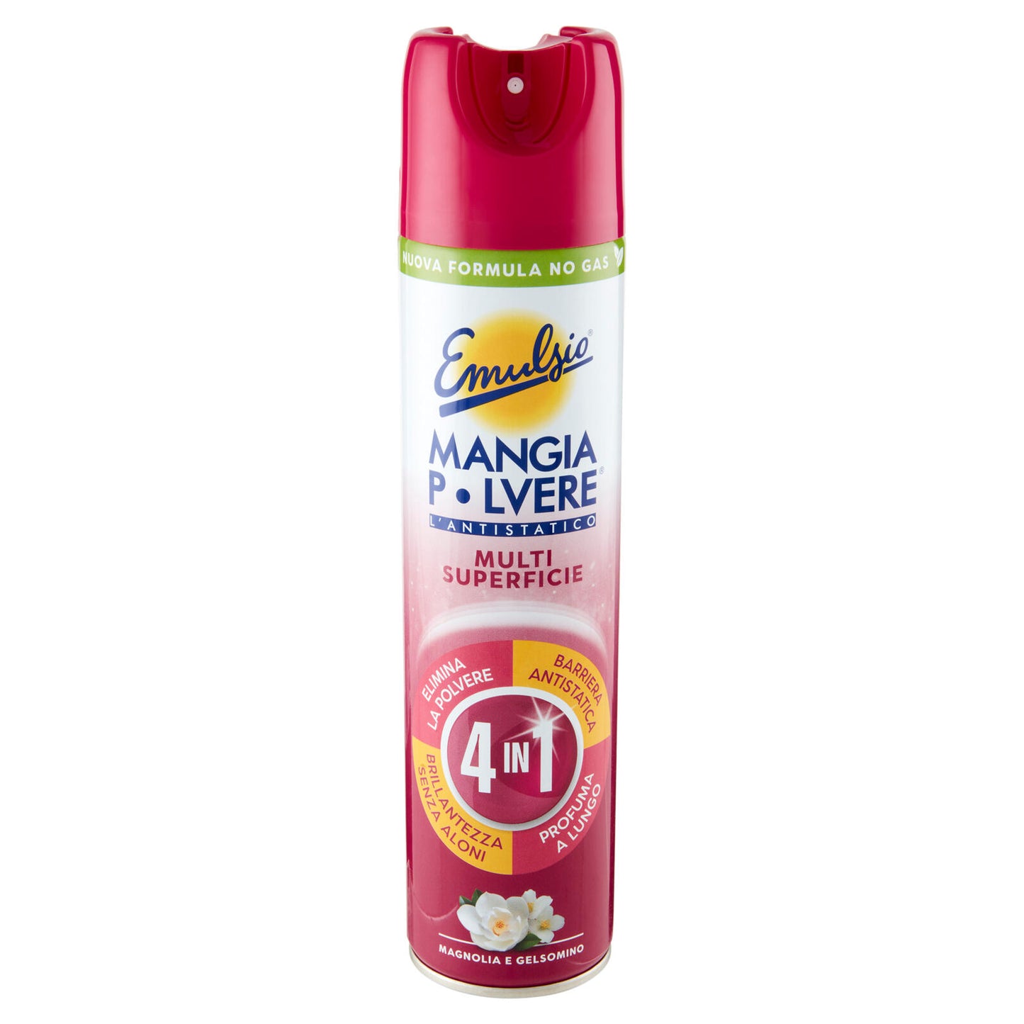 Emulsio Mangia Polvere l'Antistatico Multi Superficie 4 in 1 Magnolia e Gelsomino 300 ml (25526264)