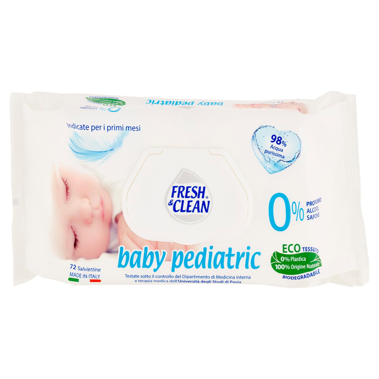 Fresh & Clean baby pediatric Salviettine 72 pz
