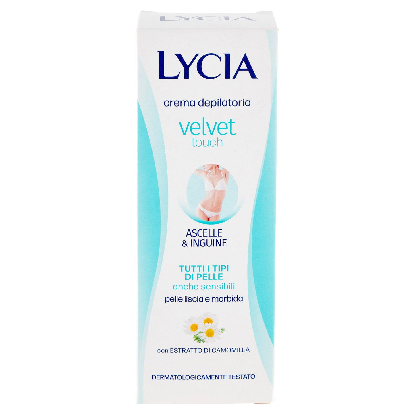 Lycia velvet touch crema depilatoria Ascelle & Inguine Tutti i Tipi di Pelle anche sensibili 100 ml (25534017)