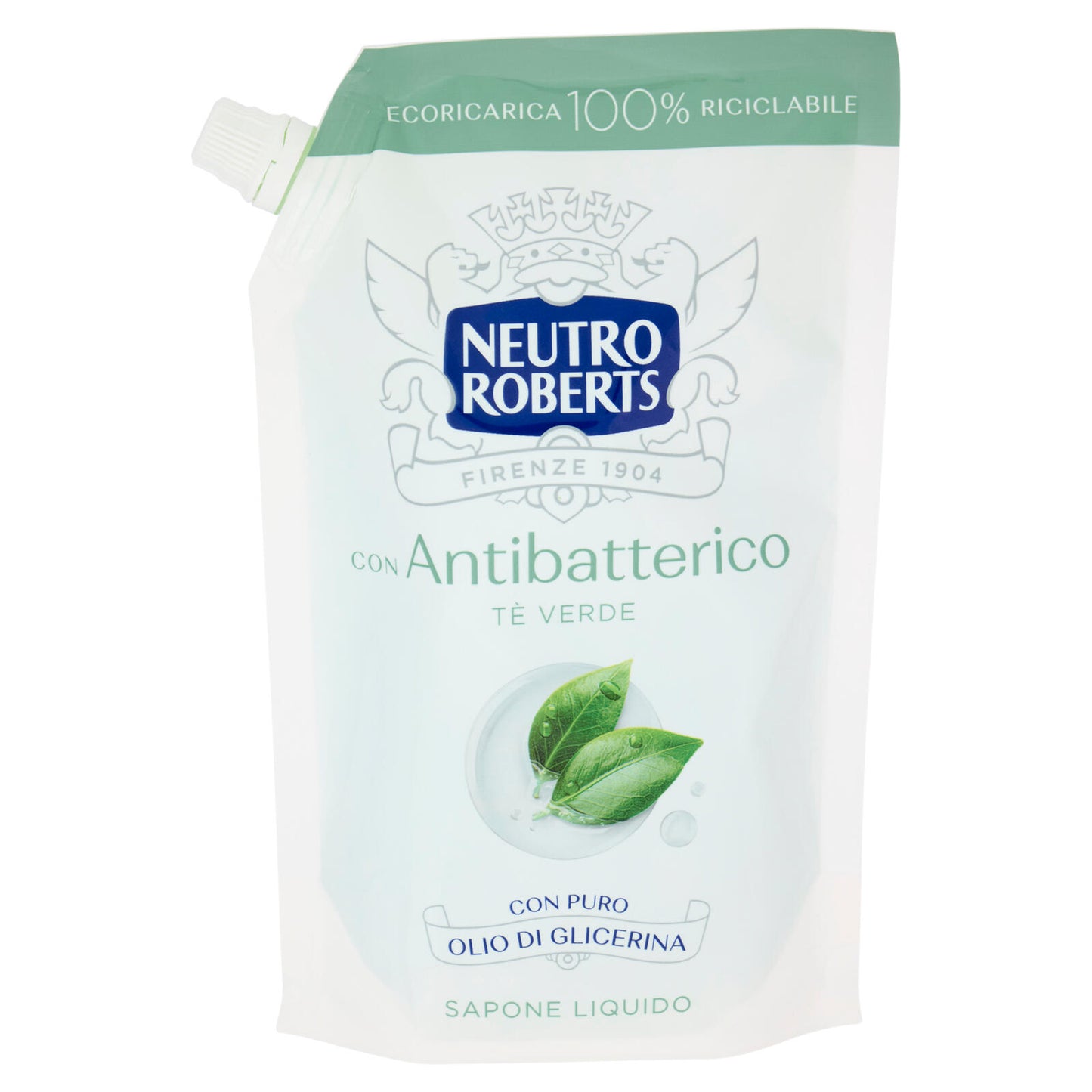 Neutro Roberts con Antibatterico Tè Verde Sapone Liquido Ecoricarica 400 ml (25562716)