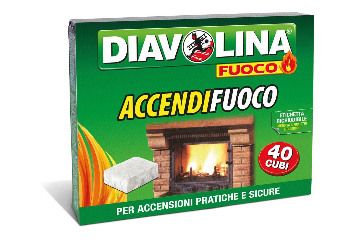Diavolina Accendifuoco 40 cubi (25525333)