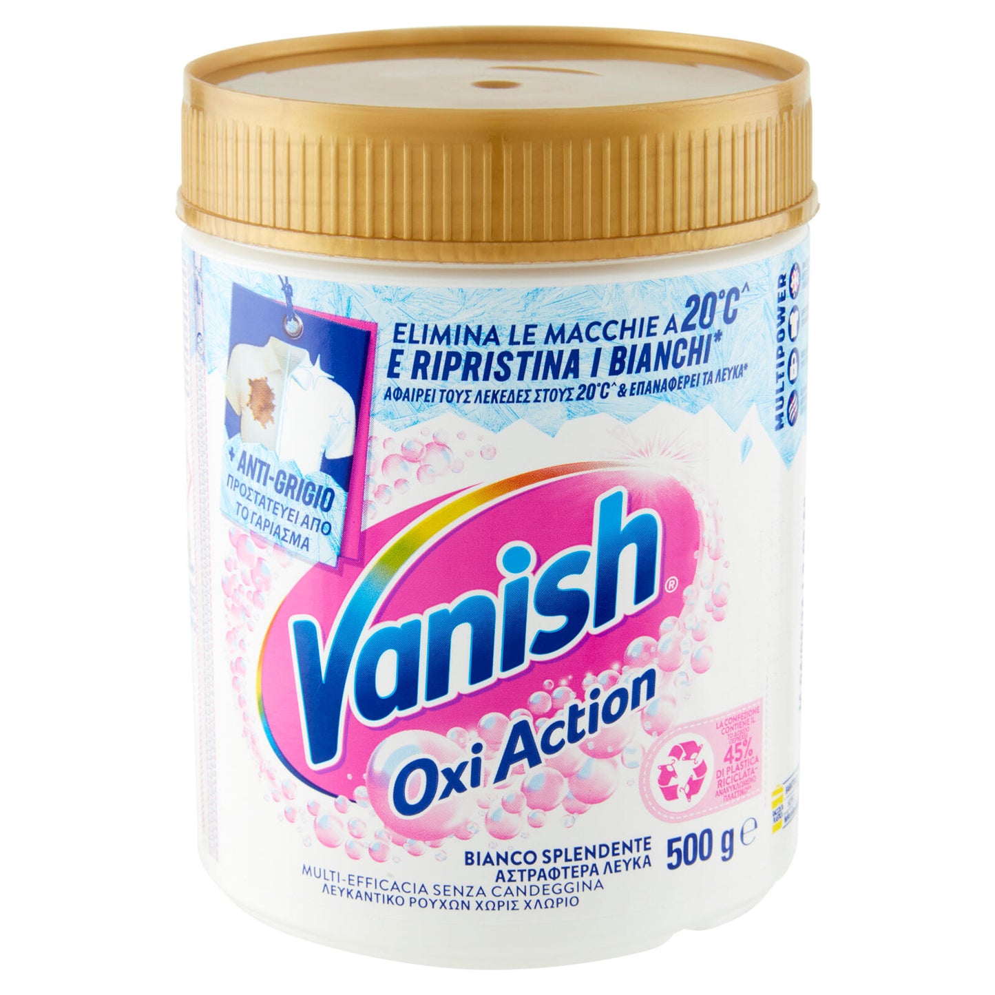 Vanish Oxi Action Multipower Polvere bianca Smacchiatore bucato 500 g (25613205)