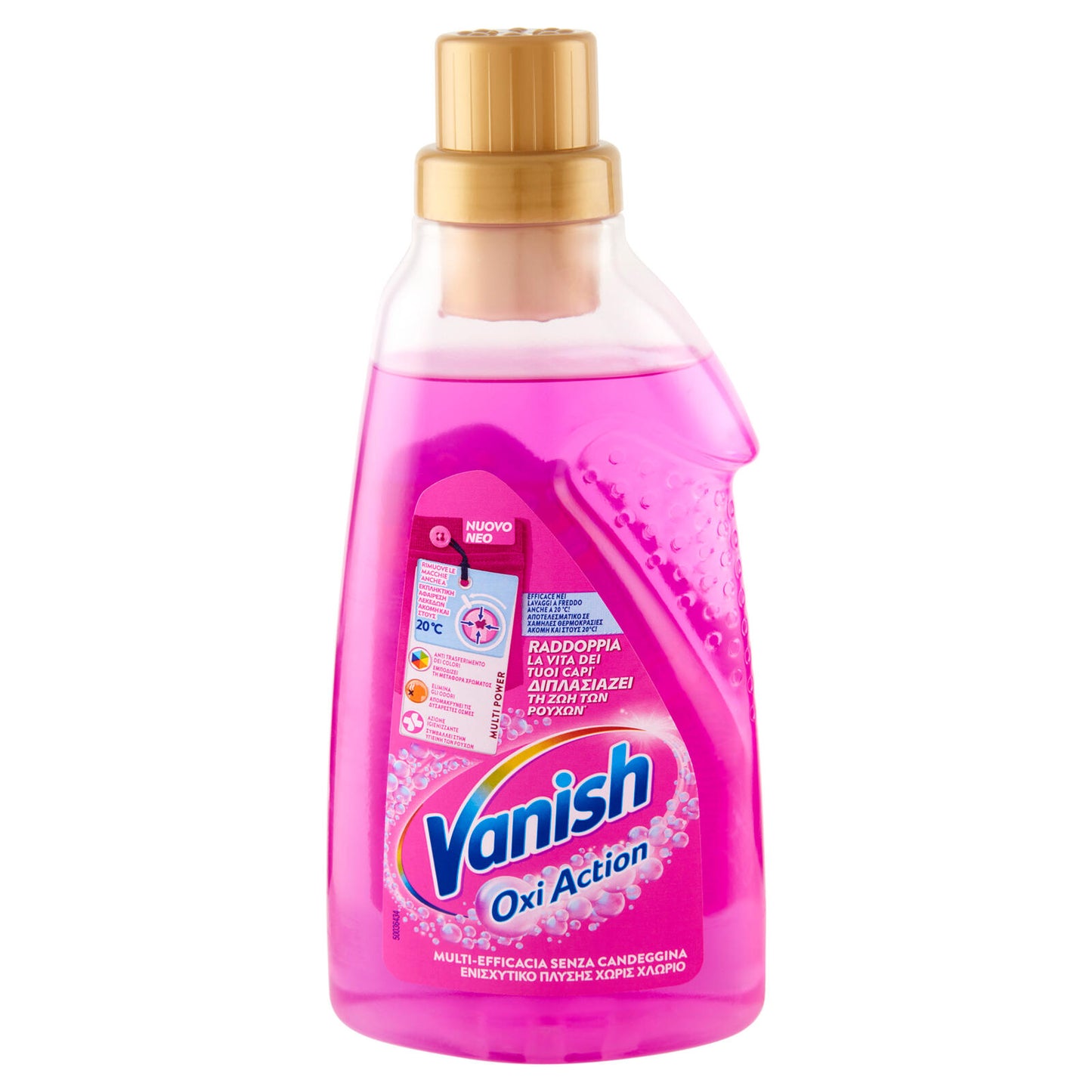 Vanish Oxi Action Multipower Gel rosa Smacchiatore bucato 750 mL (25613203)