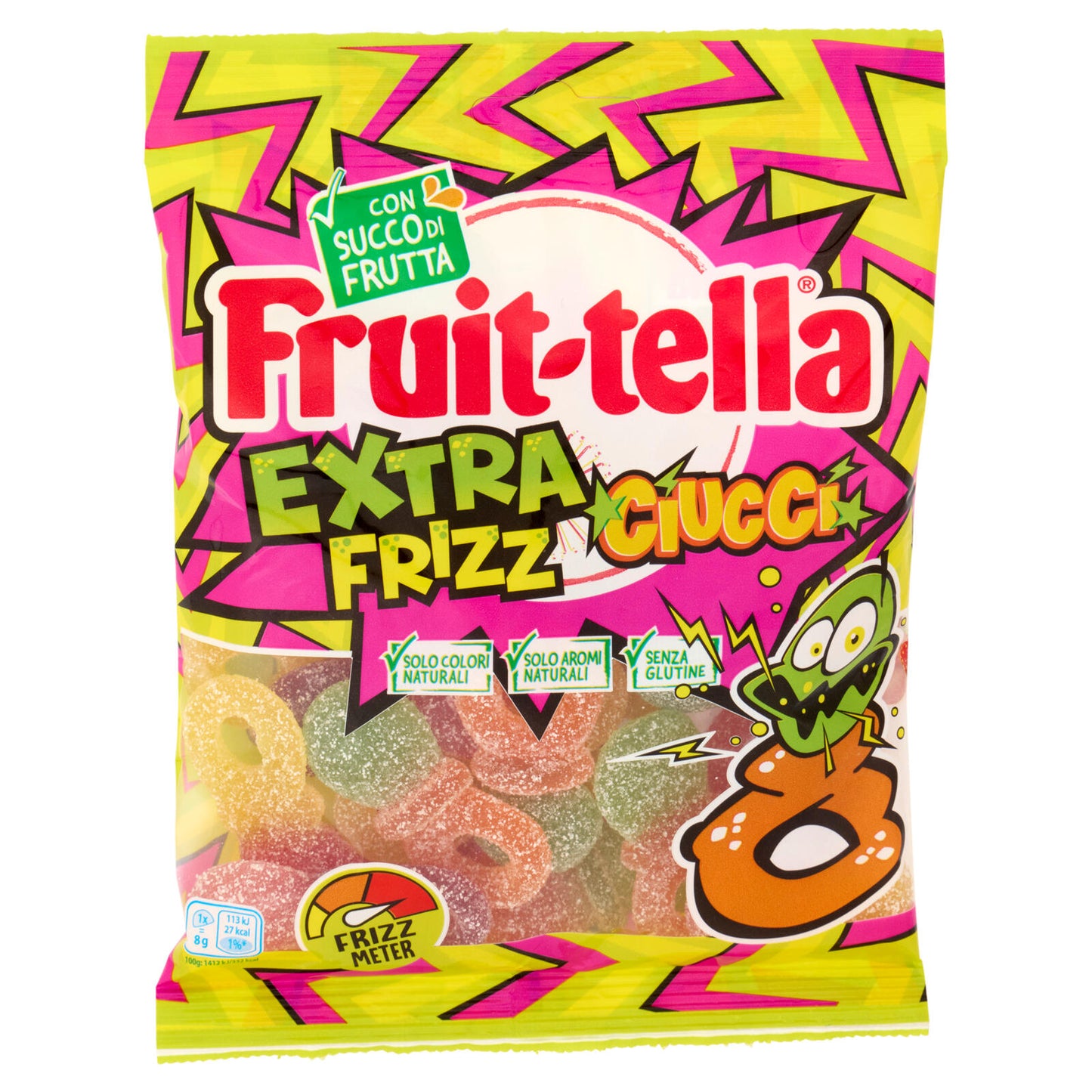 Fruit-tella Extra Frizz Ciucci 165 g (25530009)