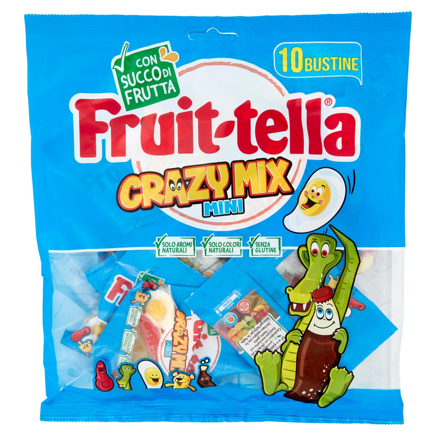 Fruit-tella Crazy Mix Mini 10 Bustine 250 g (25530003)