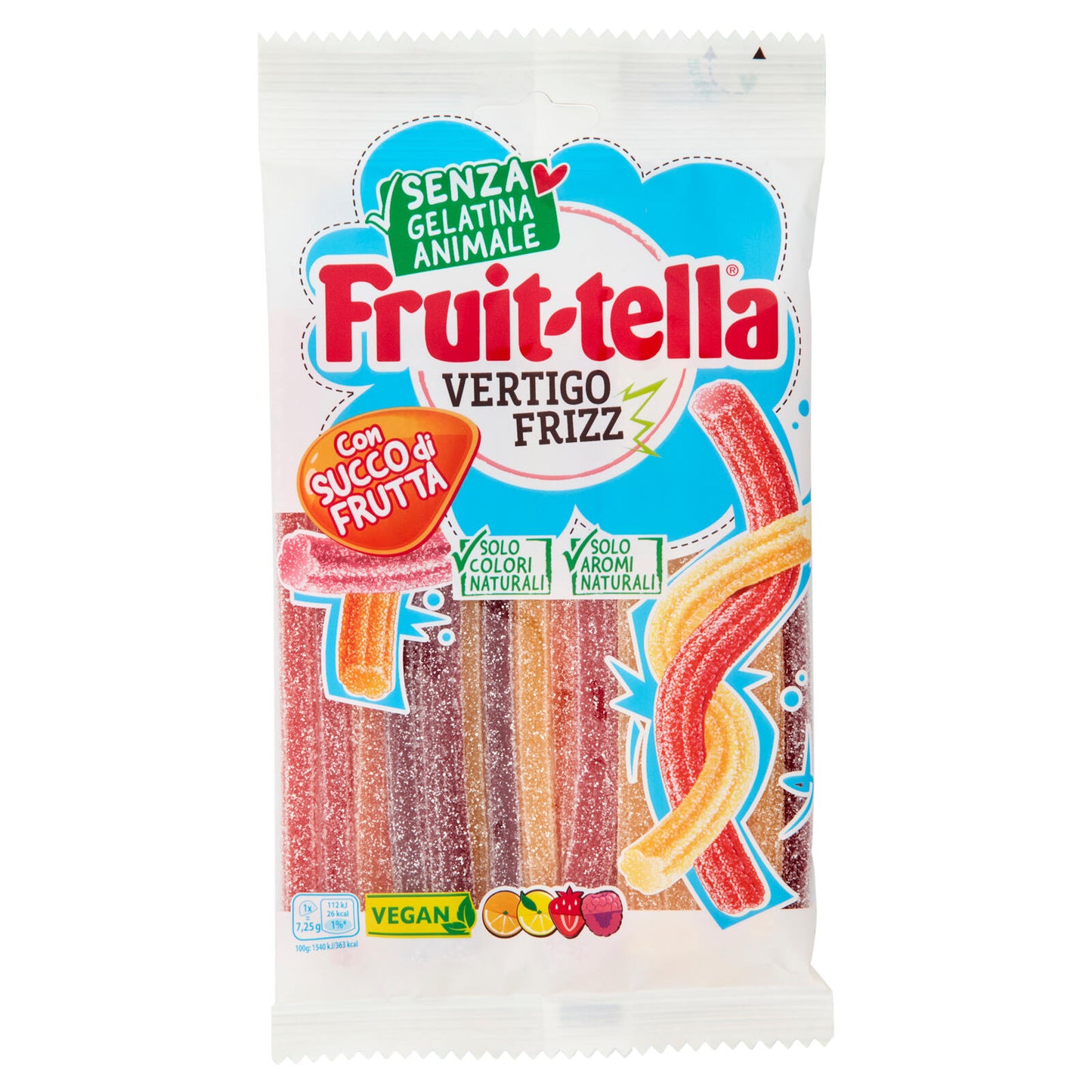 Fruit-tella Vertigo Frizz 145 g (25530027)