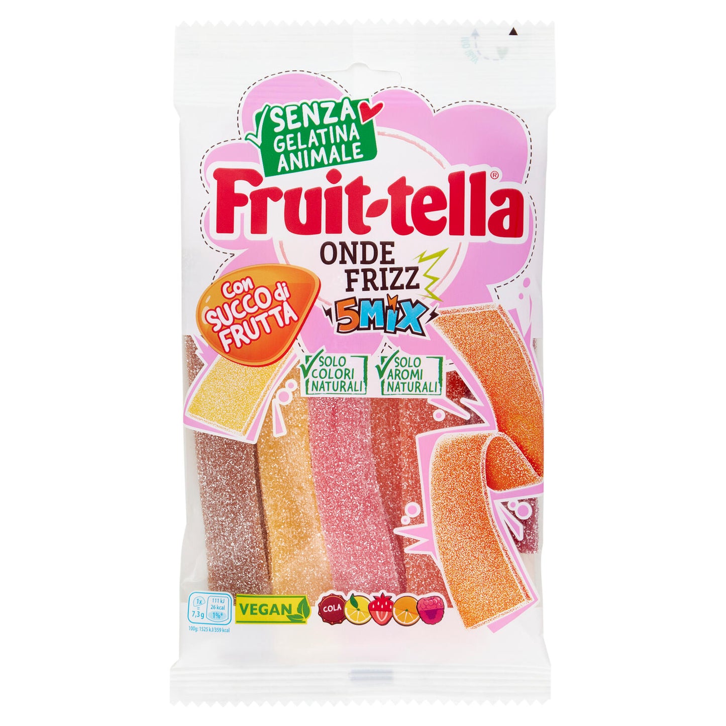 Fruit-tella Onde Frizz 5 Mix 145 g (25530022)