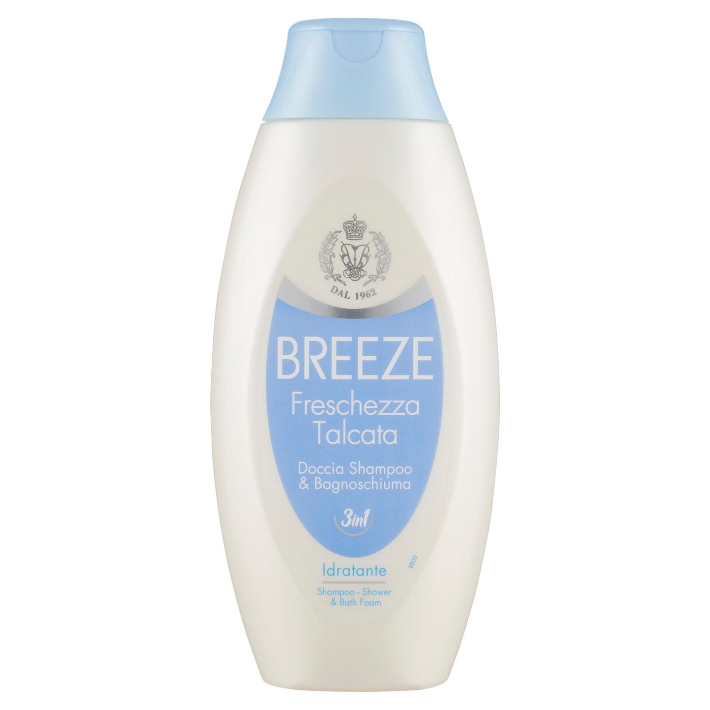 Breeze Freschezza Talcata Doccia Shampoo & Bagnoschiuma 3in1 Idratante 400 mL