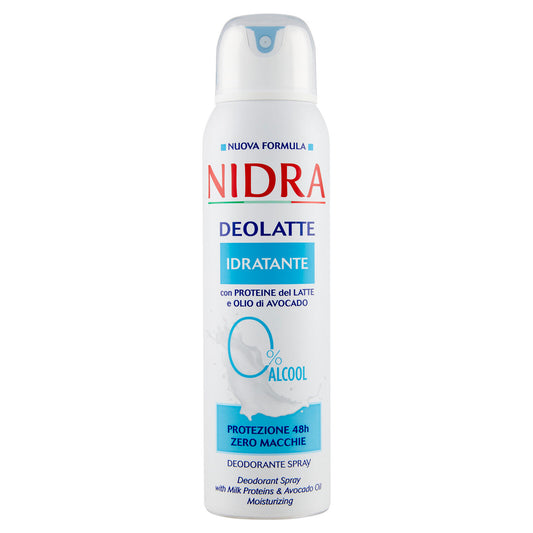 Nidra Deolatte Idratante Deodorante Spray 150 mL