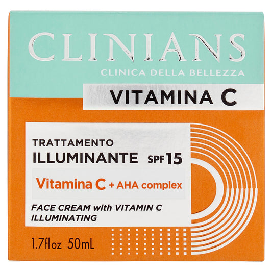 Clinians Vitamina C Trattamento Illuminante SPF15 50 mL