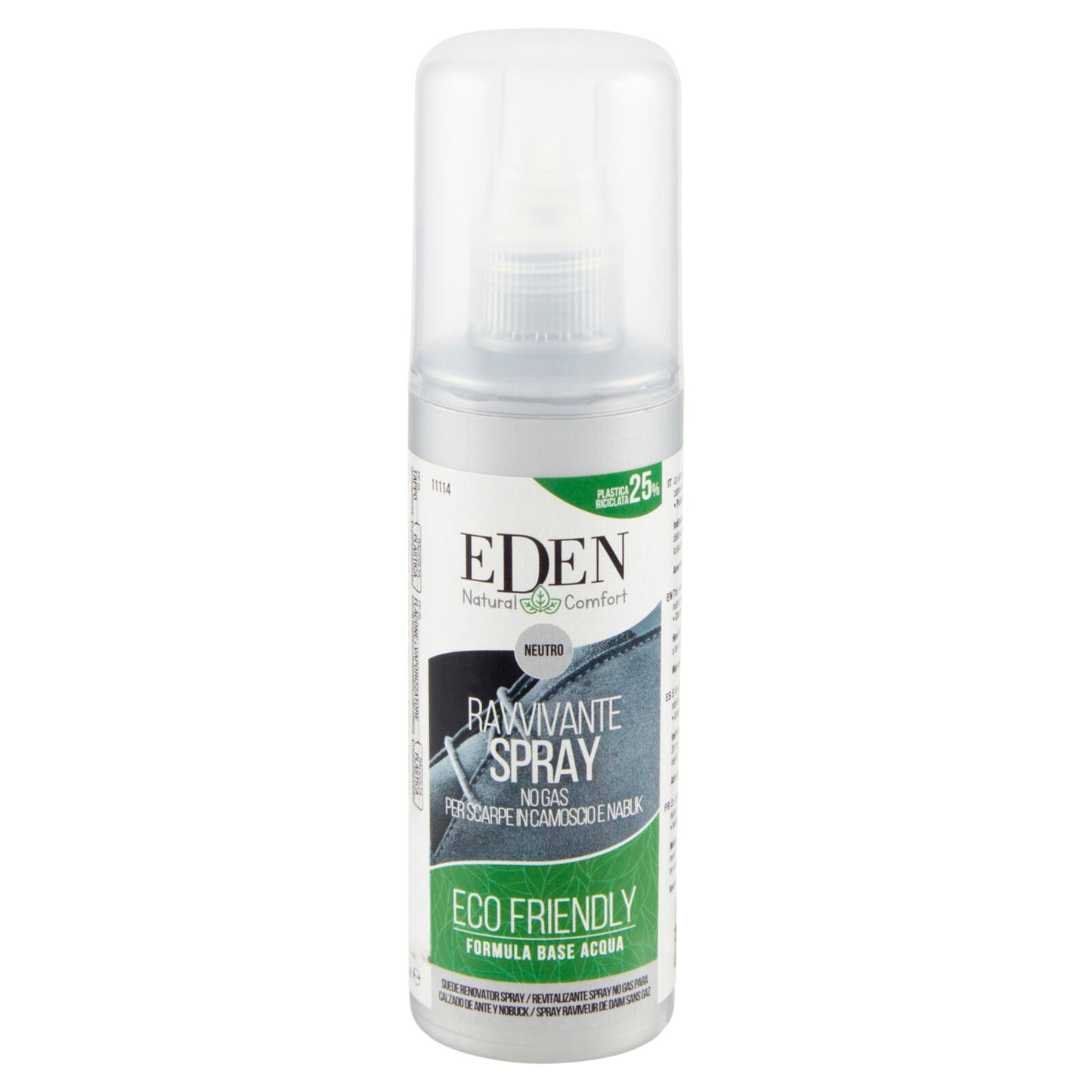 Eden Natural Comfort Neutro Ravvivante Spray No Gas per Scarpe in Camoscio e Nabuk 100 ml (25525924)
