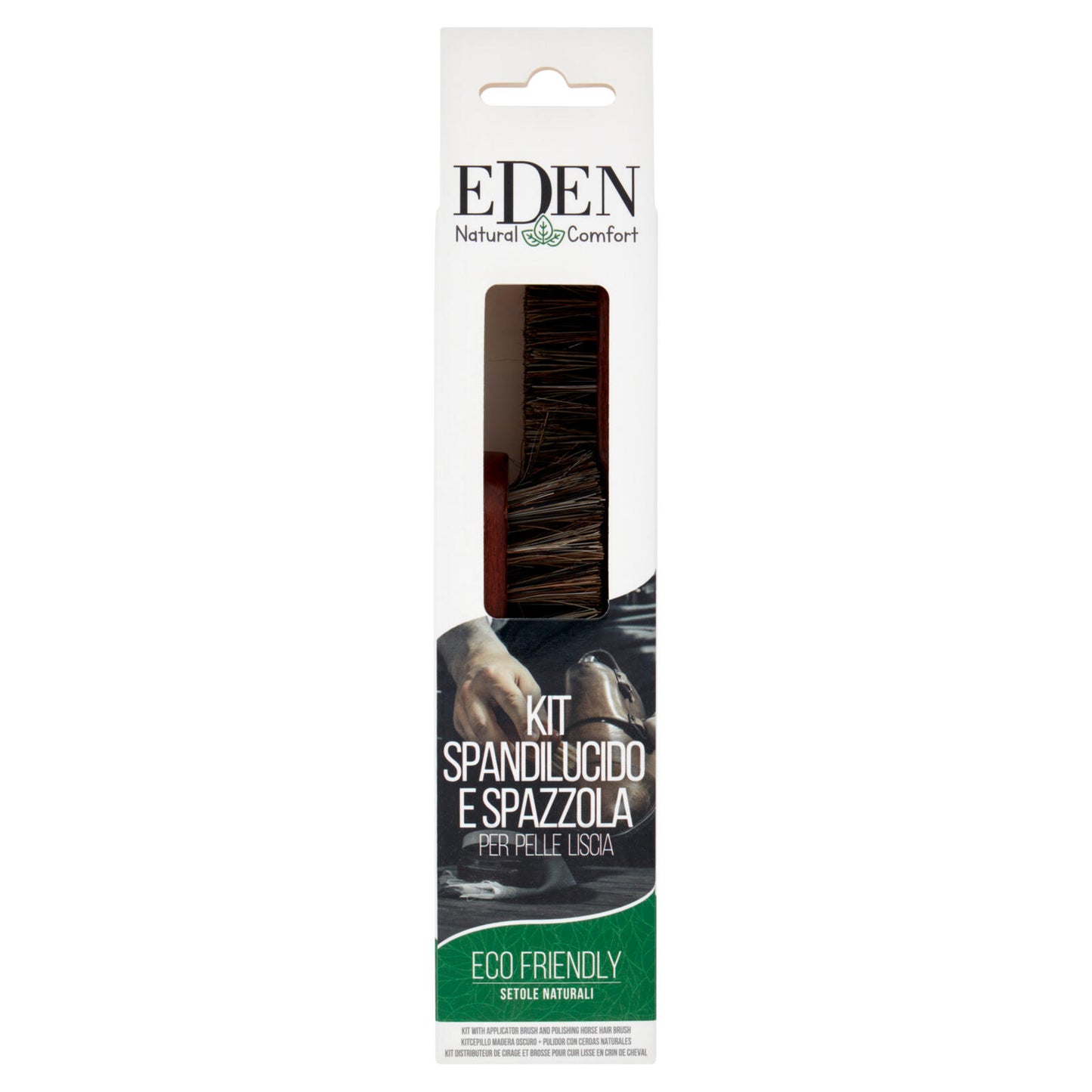 Eden Natural Comfort Kit Spandilucido e Spazzola per Pelle Liscia (25525896)