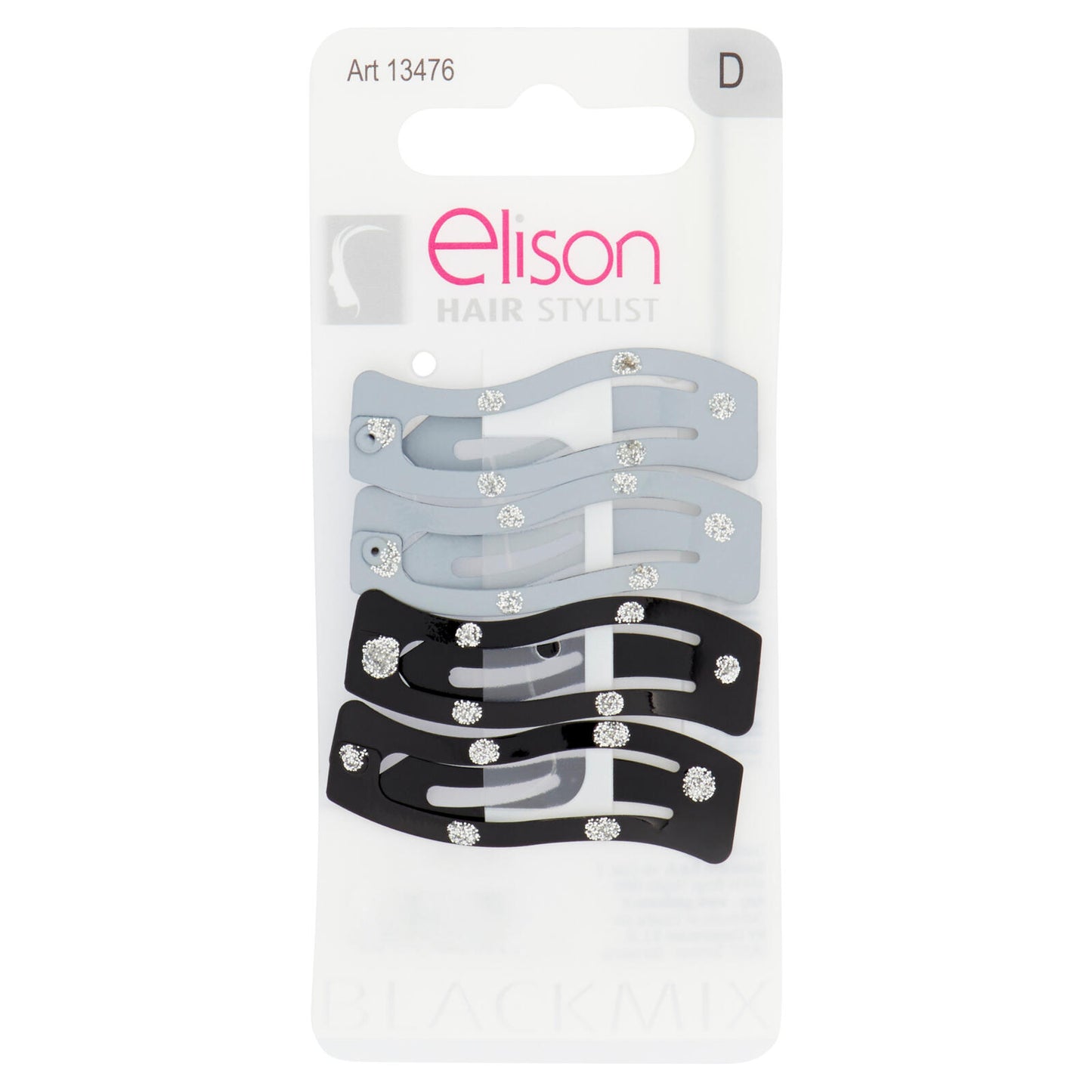 elison Hair Stylist fermaglio Clic Clac Blackmix (25526080)